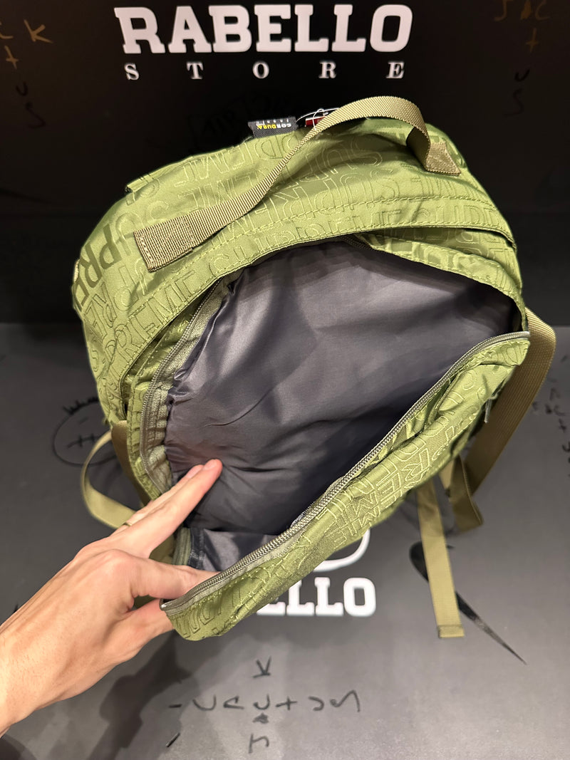 Mochila Supreme 19SS BackPack Olive - Pronta Entrega