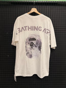 Camiseta BAPE A Bathing Ape Logo Space White - Pronta Entrega