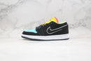 Jordan 1 Low Black Aurora Green Laser Orange - Encomenda