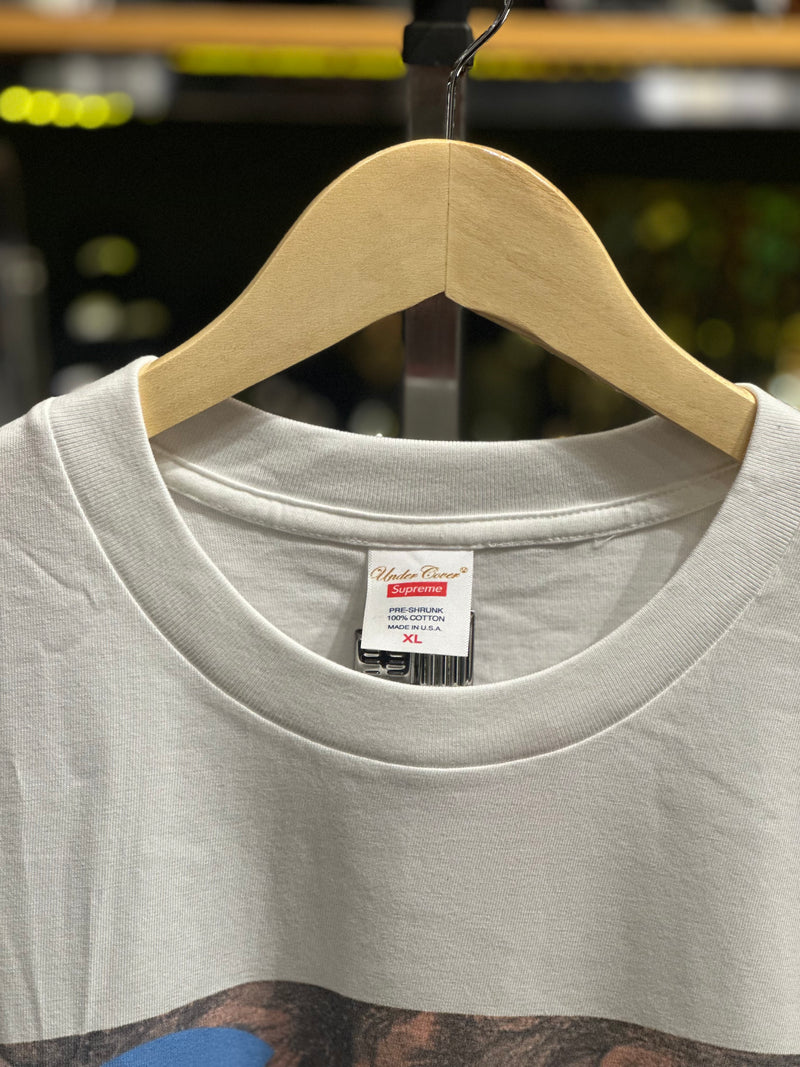 Camiseta SUPREME O Anjo Caído Branca - Pronta Entregar