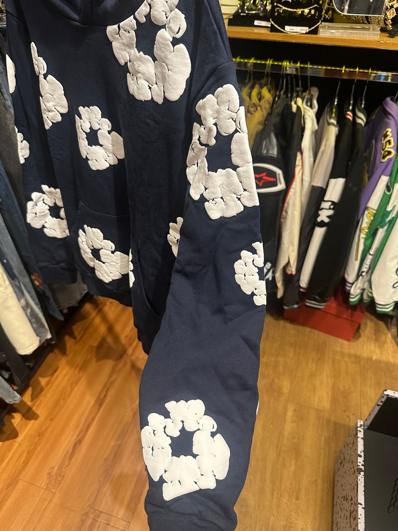 Conjunto Denim Tears Moletom The Cotton Wreath Blue - Pronta Entrega