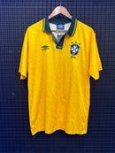Camiseta Seleção Brasileira Retrô 1991/1993 Amarela Umbro - Pronta Entrega