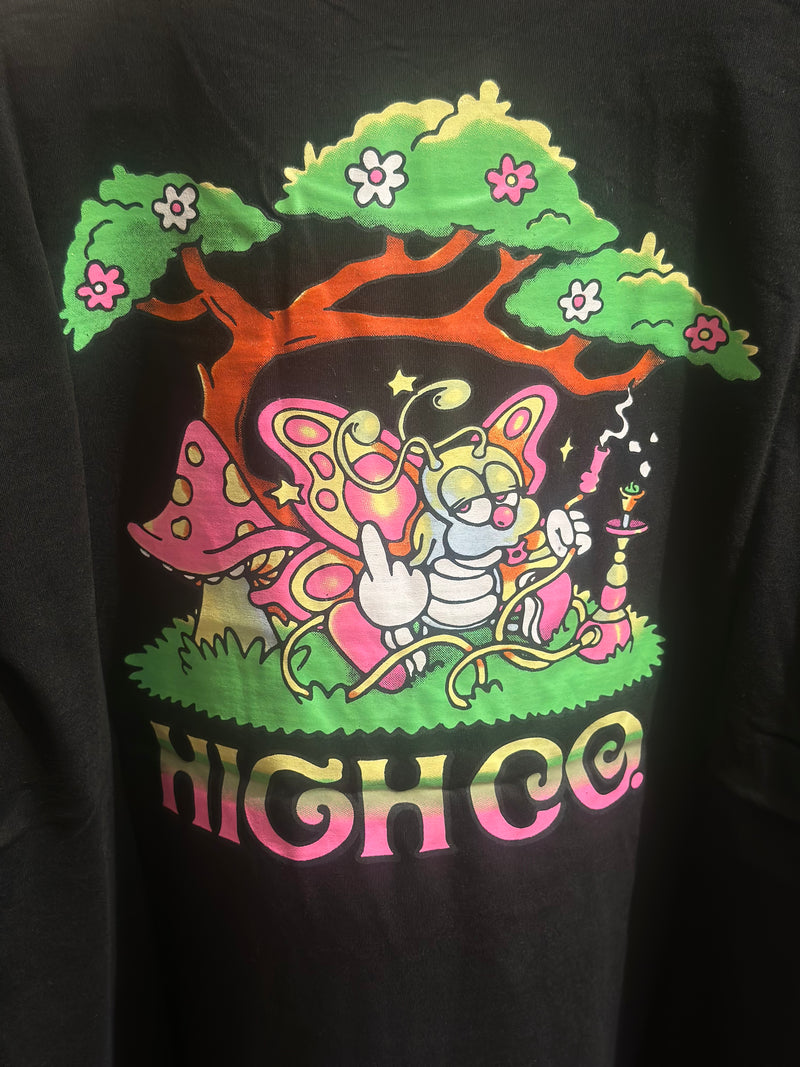 Camisa High CO. Fantasy Tee Preta - Pronta Entrega