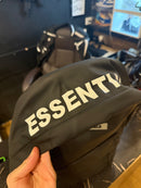 Mochila Essentials Couro Preto Mini Logo - Pronta Entrega