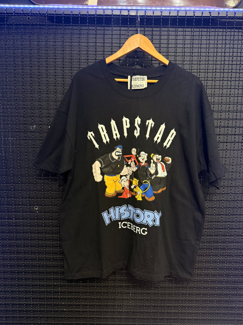 Camiseta Trapstar Popeye Black - Pronta Entrega
