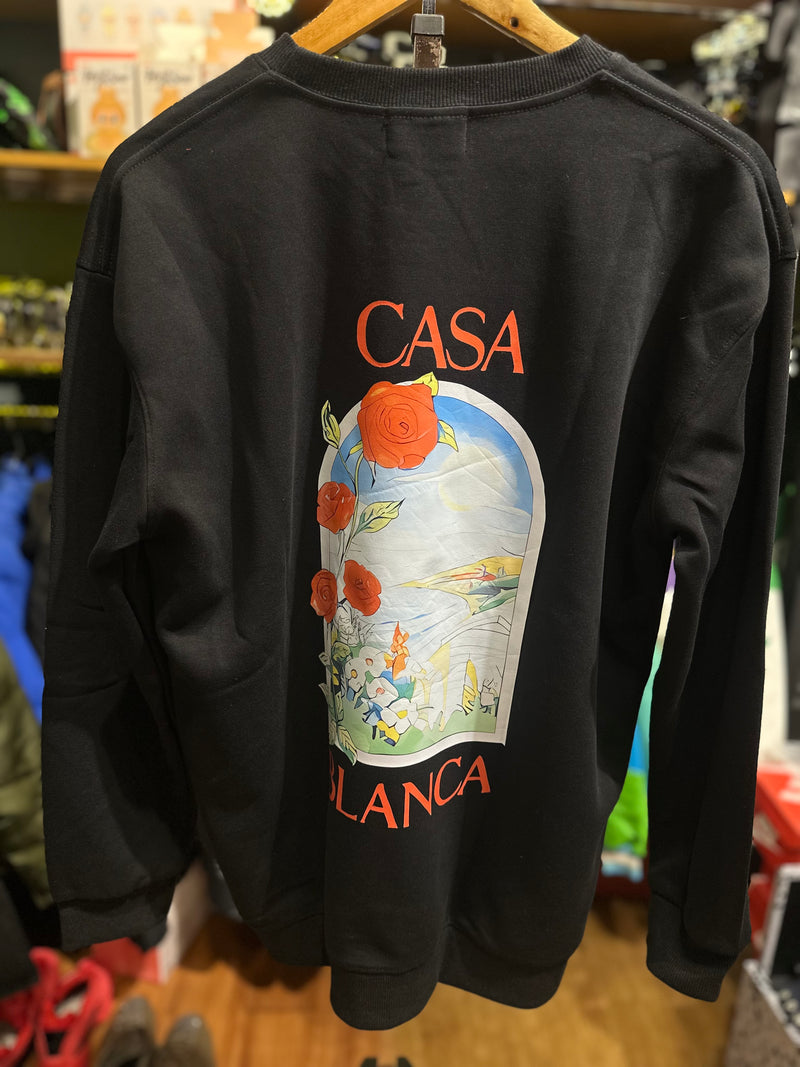 Moletom Casablanca Garden Black - Pronta Entrega