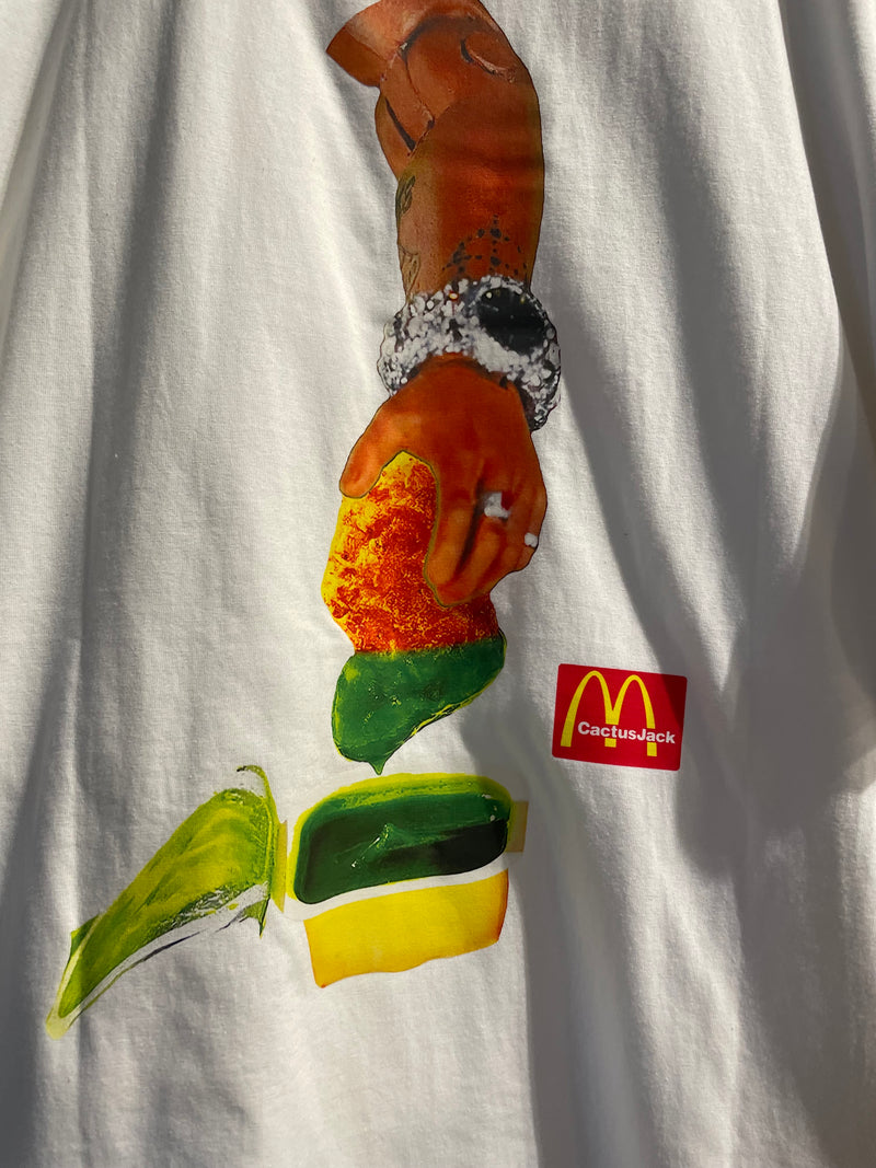 Camiseta TRAVIS SCOTT “CACTUS SAUCE” Branca - Pronta Entrega