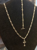 Kit Chrome Hearts Colar e Pulseira Aço inoxidável - Pronta entrega