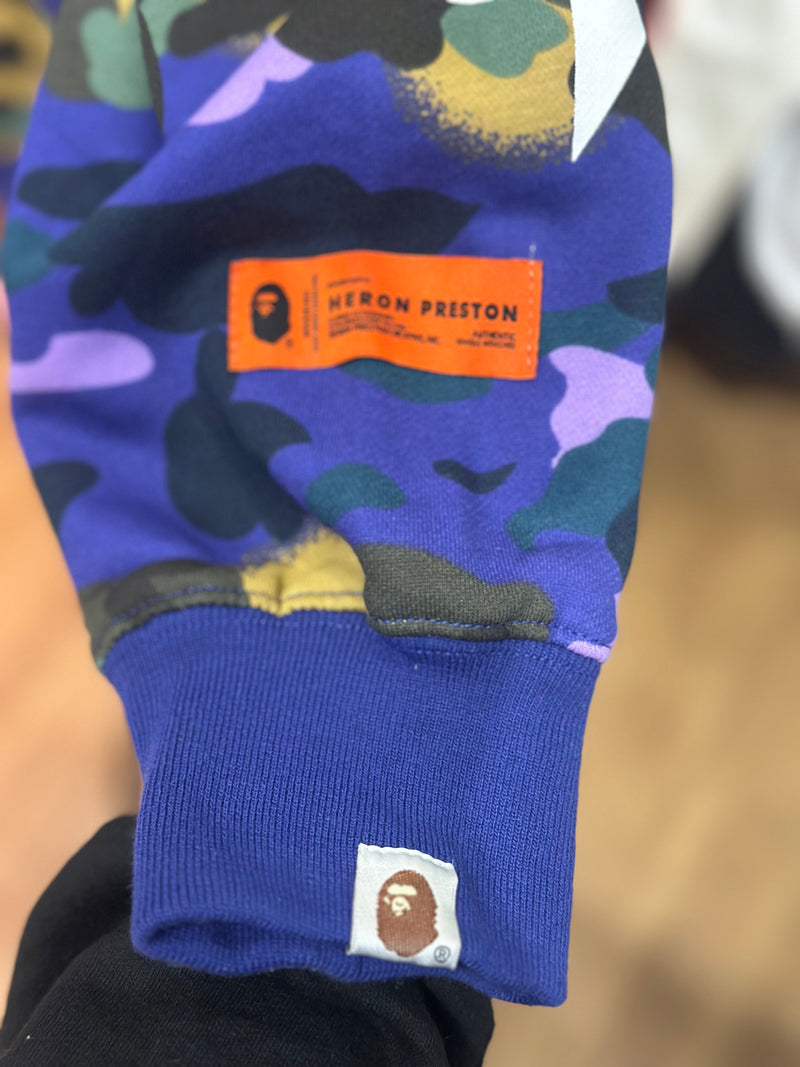 Jaqueta Bape Shark Camo 2025 Full Zip - Pronta Entrega