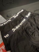 Supreme Cueca Pack Boxer 2 Peças Preta - Pronta Entrega