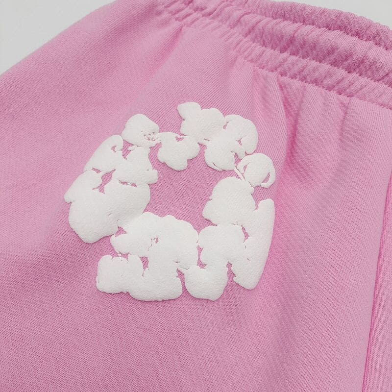 Shorts Denim Tears The Cotton Wreath Pink - Encomenda