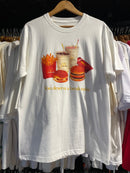 Camiseta TRAVIS SCOTT “MC DONALD’S” Branca - Pronta Entrega