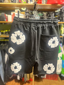 Short Denim Tears Black/White - Pronta Entrega