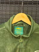 Jaqueta Corteiz VVS Velour Jacket Green - Pronta Entrega