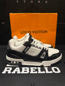 Tênis Louis Vuitton LV Trainer White Black  - Pronta Entrega