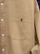 Camiseta Manga Longa Bape Brown - Pronta Entrega