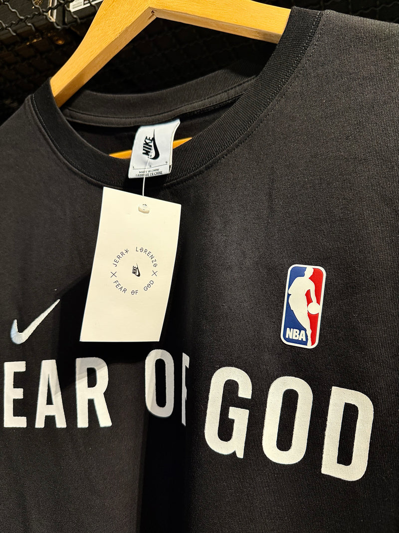 Camiseta Essentials Fear Of God X NBA Preta - Pronta Entrega