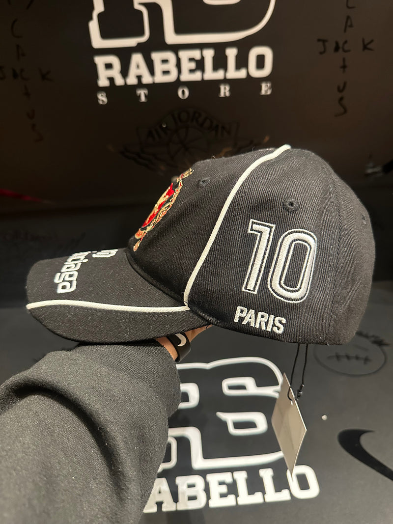 Boné Balenciaga Preto Aba Curva Soccer Cap - Pronta Entrega