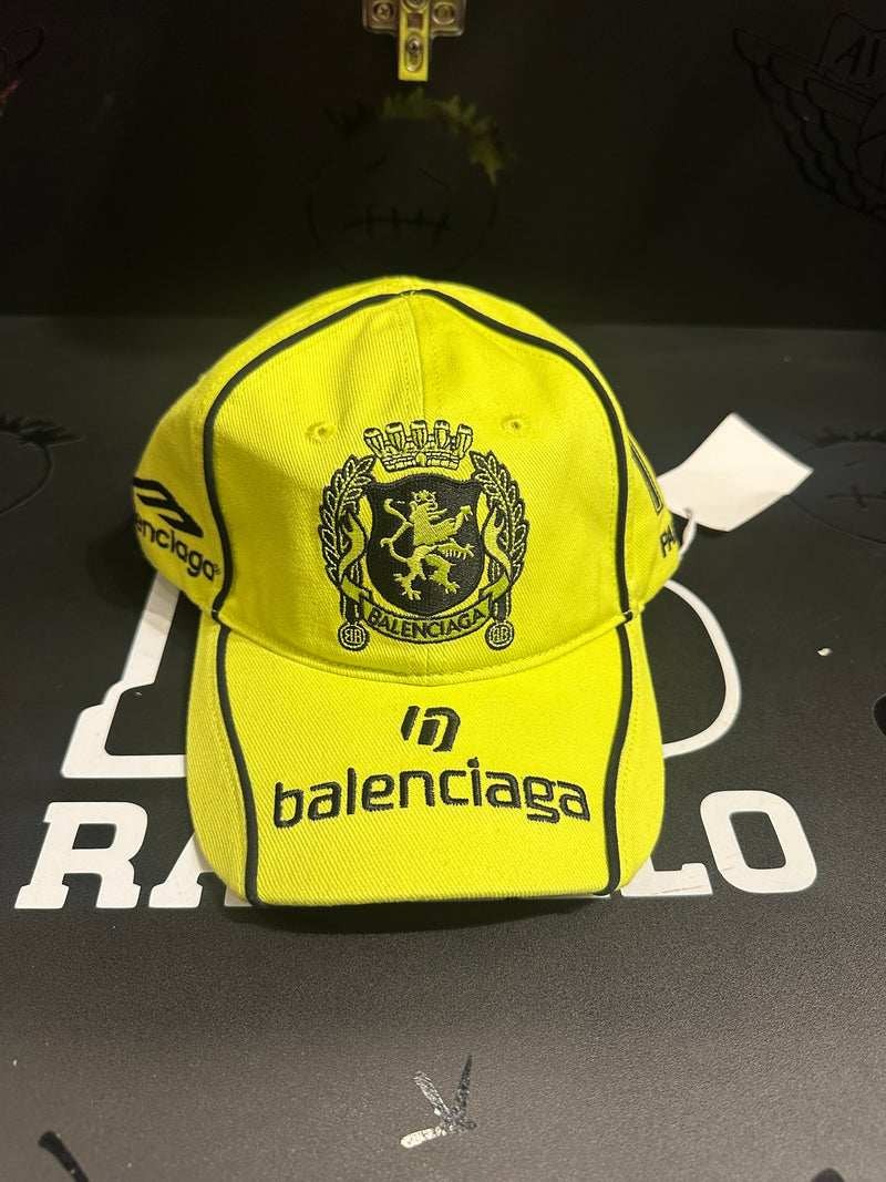 Boné Balenciaga Verde Aba Curva Soccer Cap - Pronta Entrega