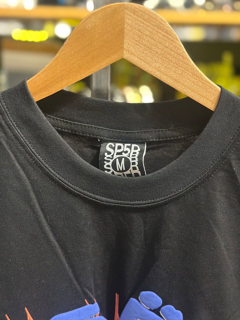 Camiseta Sp5der Preta/Azul/Vermelha - Pronta Entregaa