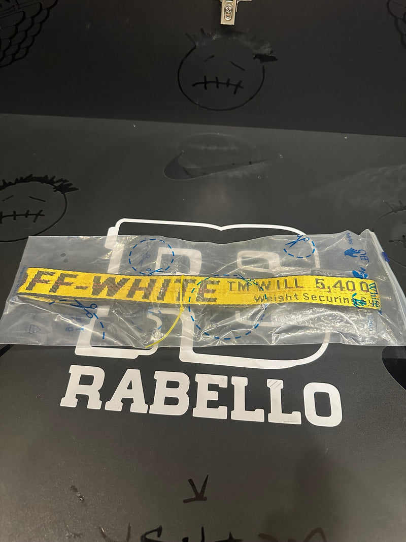 Cinto Off-White Industrial Yellow - Pronta Entrega