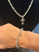 Kit Chrome Hearts Colar e Pulseira Aço inoxidável - Pronta entrega