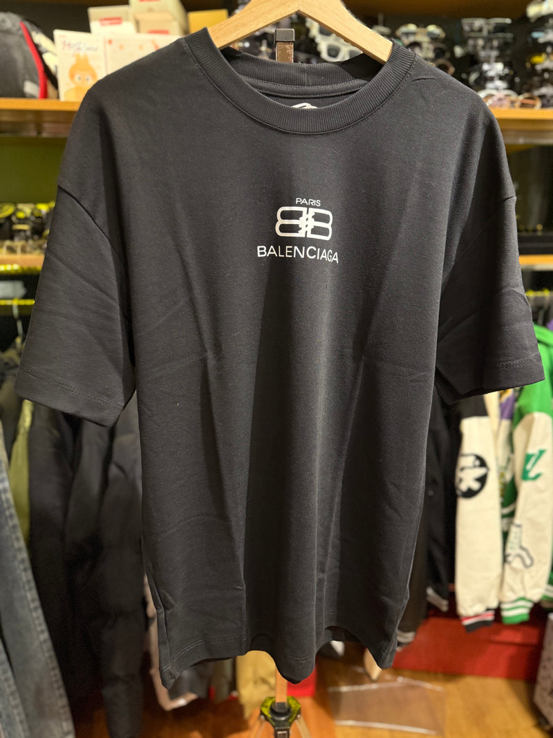Camiseta Balenciaga ‘Slide Oversized’ Preta - Pronta Entrega