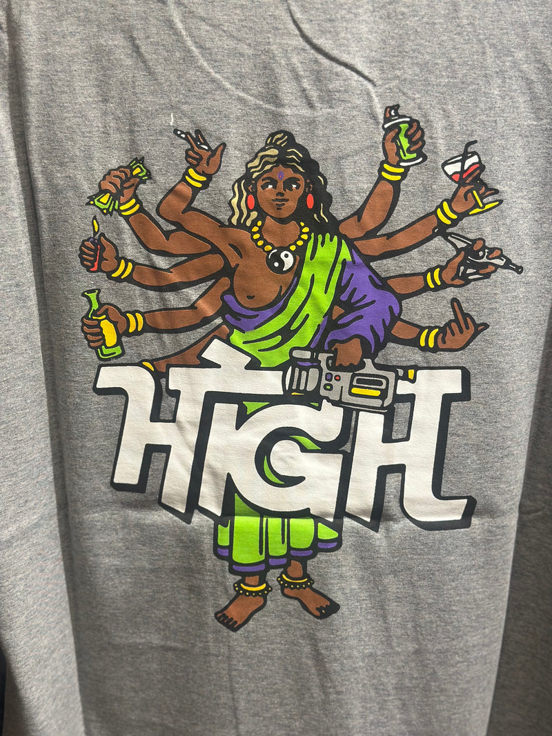 Camisa High Cinza Goddess - Pronta Entrega