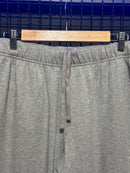 Calça Moletom Nike 2024 Com Punho Cinza - Pronta Entrega