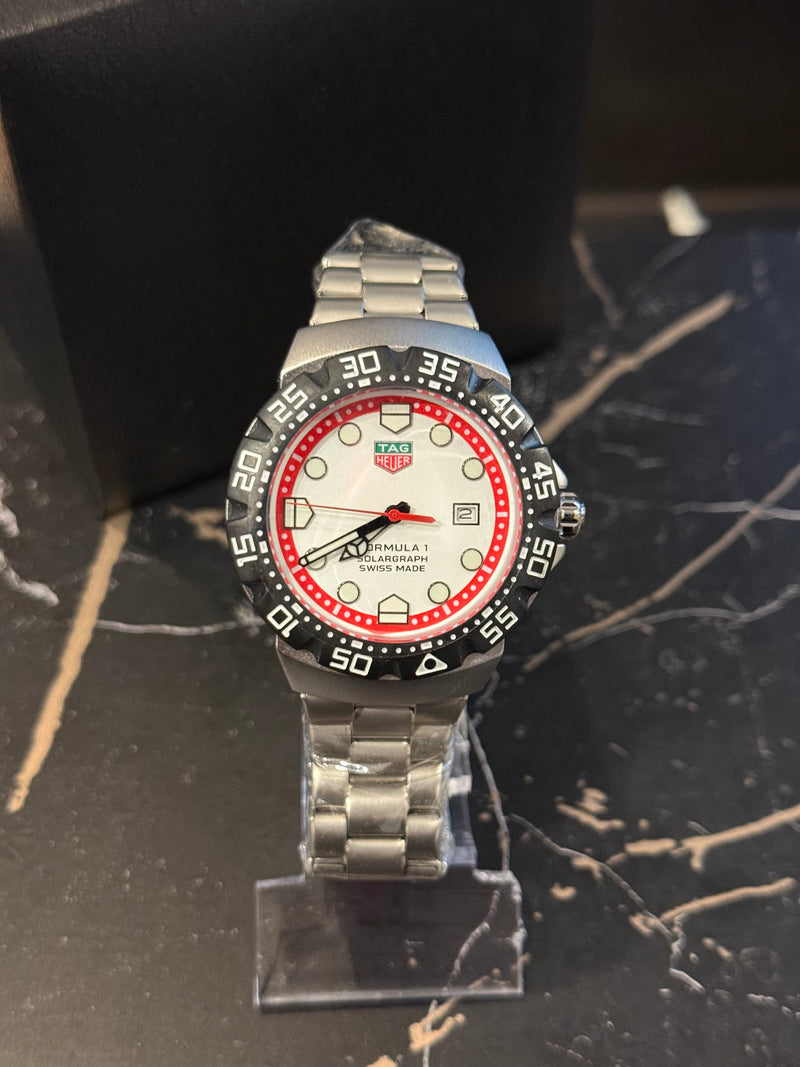 Relógio TAG Heuer Formula 1 Solargraph Fundo White - Pronta Entrega