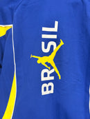Conjunto Tracksuit Jordan Brasil Azul Amarelo 2026/27 - Pronta Entrega