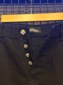 Calça Chrome Hearts Jeans Black Cruz Blue White - Pronta Entrega