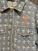 Jaqueta Jeans Chrome Hearts Denim Washed - Pronta Entrega