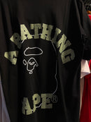 Camiseta BAPE Abathing Ape Big Head Camo Preta - Pronta Entrega
