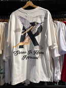 Camiseta REPRESENT ‘STORMS IN HEAVEN’ Branca  - Pronta Entrega