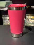 Copo Stanley Rosa Com Abridor de Lata 473ML - Pronta Entrega