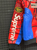 Vanson Leathers x Supreme Jaqueta Spider-Man Red - Pronta Entrega