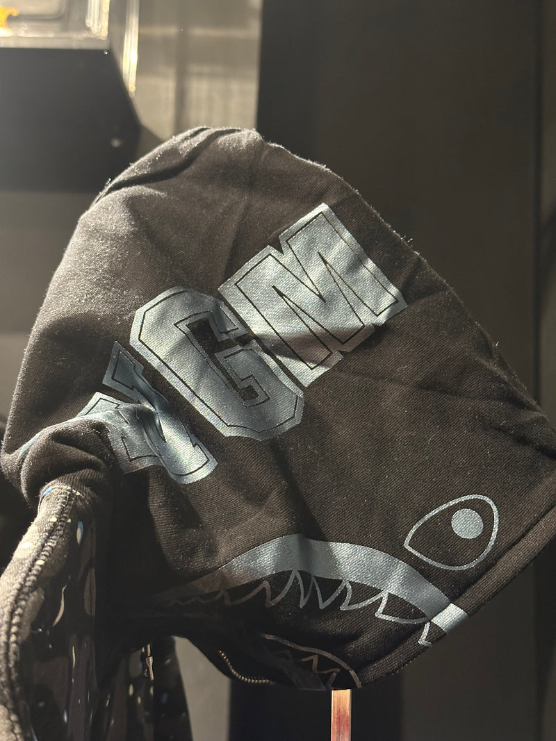 Jaqueta Bape Camo Shark Black Full Zip - Pronta Entrega