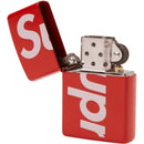 Supreme Isqueiro Zippo Logo Red Vermelho - Pronta Entrega