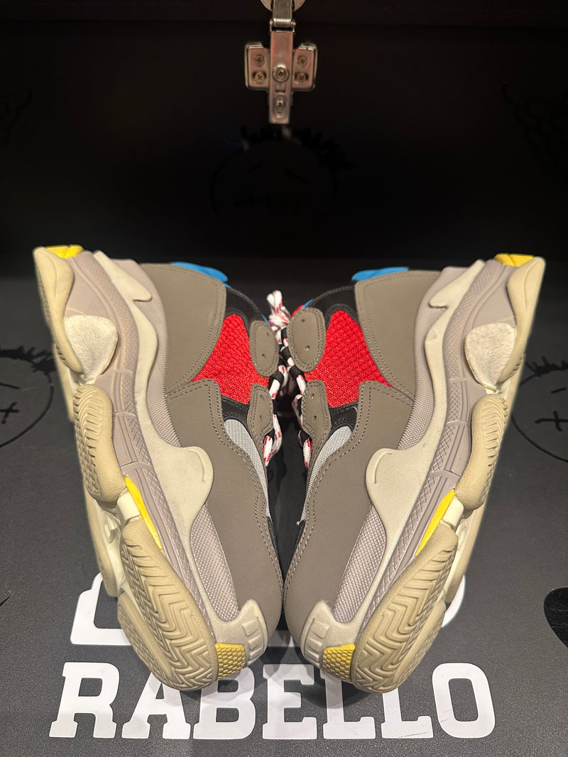 Tênis Balenciaga Triple S Blue Red - Pronta Entrega