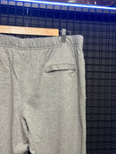 Calça Moletom Nike 2024 Com Punho Cinza - Pronta Entrega