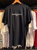 Camiseta SUPREME ALWAYS OPEN Preta - Pronta Entrega