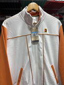 Jaqueta Nike Court Heritage Suit Branca e Marrom - Pronta Entrega