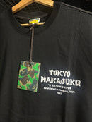 Camiseta BAPE ABATHING APE Tokyo Harajuku Preta - Pronta Entrega