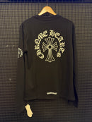 Chrome Hearts x Comme des Garçons Cross Long Sleeve Black - Pronta Entrega