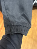 Calça Cargo Sarja Preta Com Punho - Pronta Entrega