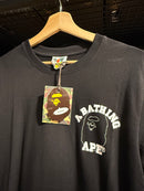 Camiseta BAPE Abathing Ape Logo Preta - Pronta Entrega