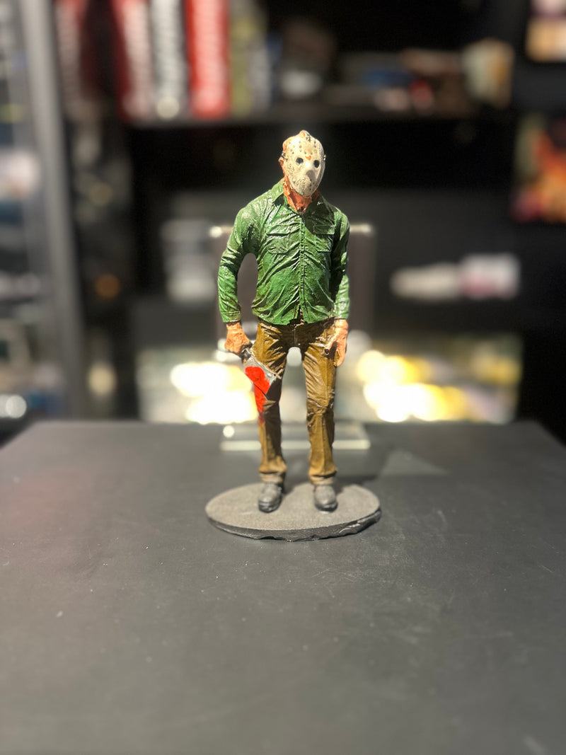 Boneco de Ação Jason Voorhees Cutelo 20cm Resina - Pronta Entrega
