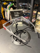 Óculos Off-White Retangular Transparente Logo Vermelho Lente Clear  - Pronta Entrega