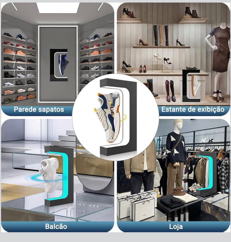 Suporte Magnético Levitante para Tênis- Pronta Entrega
